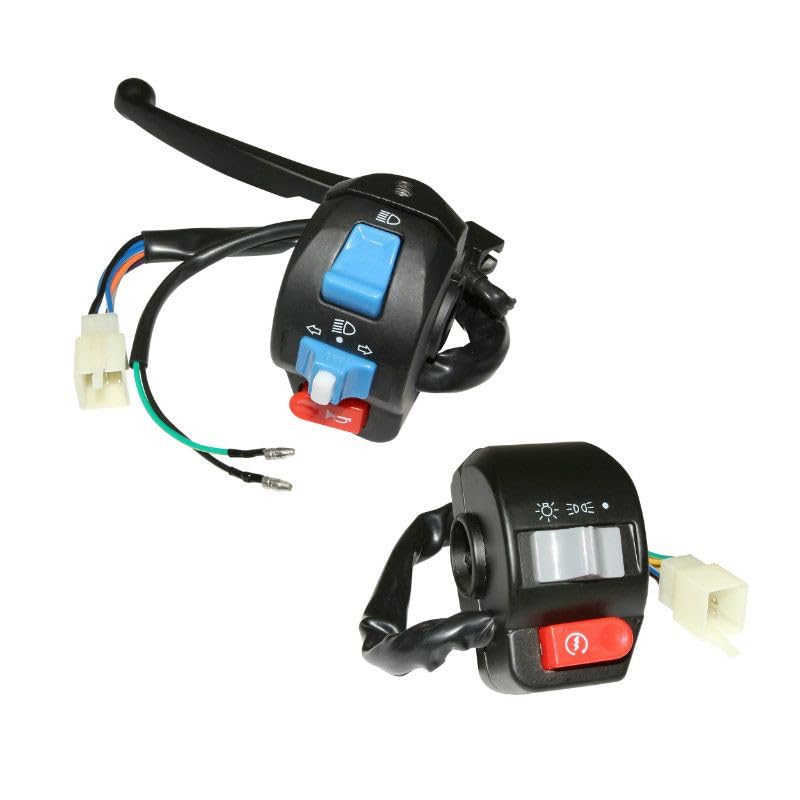 cyclingcolors commodo commutateur moto scooter mobylette compatible avec GY6 droit + gauche
