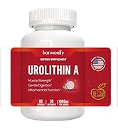 HARMONIFY Urolithin A Supplement for Healthy Aging&amp;Cellular Renewal - High Purity &amp; Potency -1 Mo...