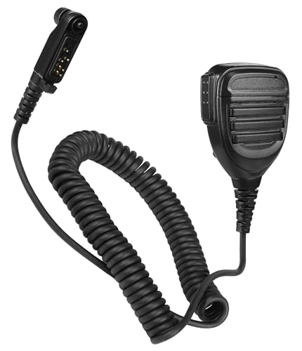 NEWASHAN - Altavoz portátil con micrófono PTT para radio HYT Hytera HP50X HP605 HP705 PD600 PD602 PD605 PD660 PD662 PD665 PD680 PD682 PD685 PDC550 X1e X1p Z1p Walkie SM2 6N1