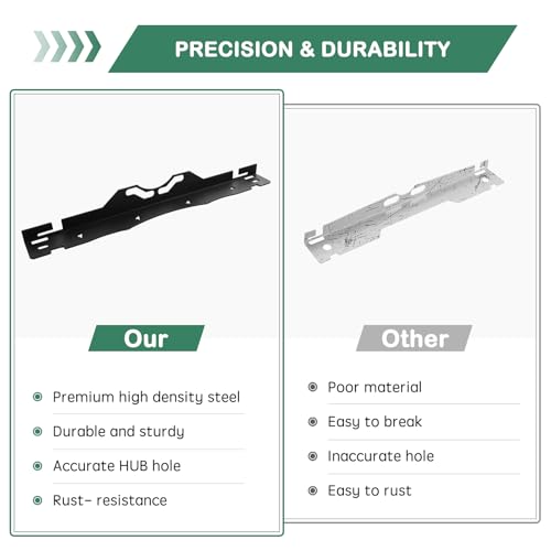 Image of 2 Pack Heavy Duty Wheel Alignment Tool Kit - Black Toe Alignment Tool Plates Measures,Hanging Hole Design - Fast and Accurate Measurements,Suitable for Various Vehicles