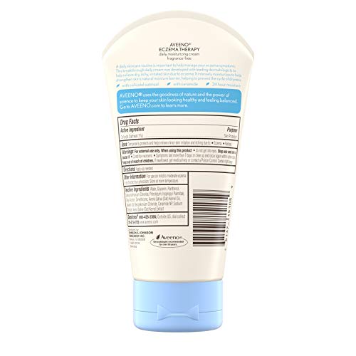 Image of Aveeno Eczema Therapy Daily Moisturizing Cream, 5 Oz (Pack of 12)