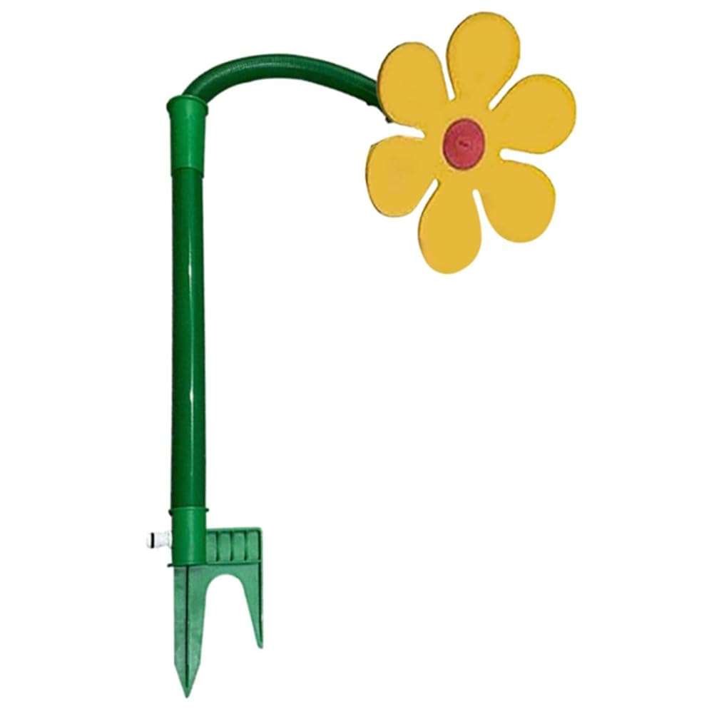 Ctrlzs Yellow Dancing Daisy Sprinkler Lawn Watering Sprinkler Sprayer, Suitable For Garden Watering Garden Irrigation Tool