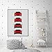 Custom Car Posters Handmade Poster compatible with Acura NSX Generations Print Wall Art Décor of the Evolution of the NSX (NA1, NA2, NC1) - Red, 11x14