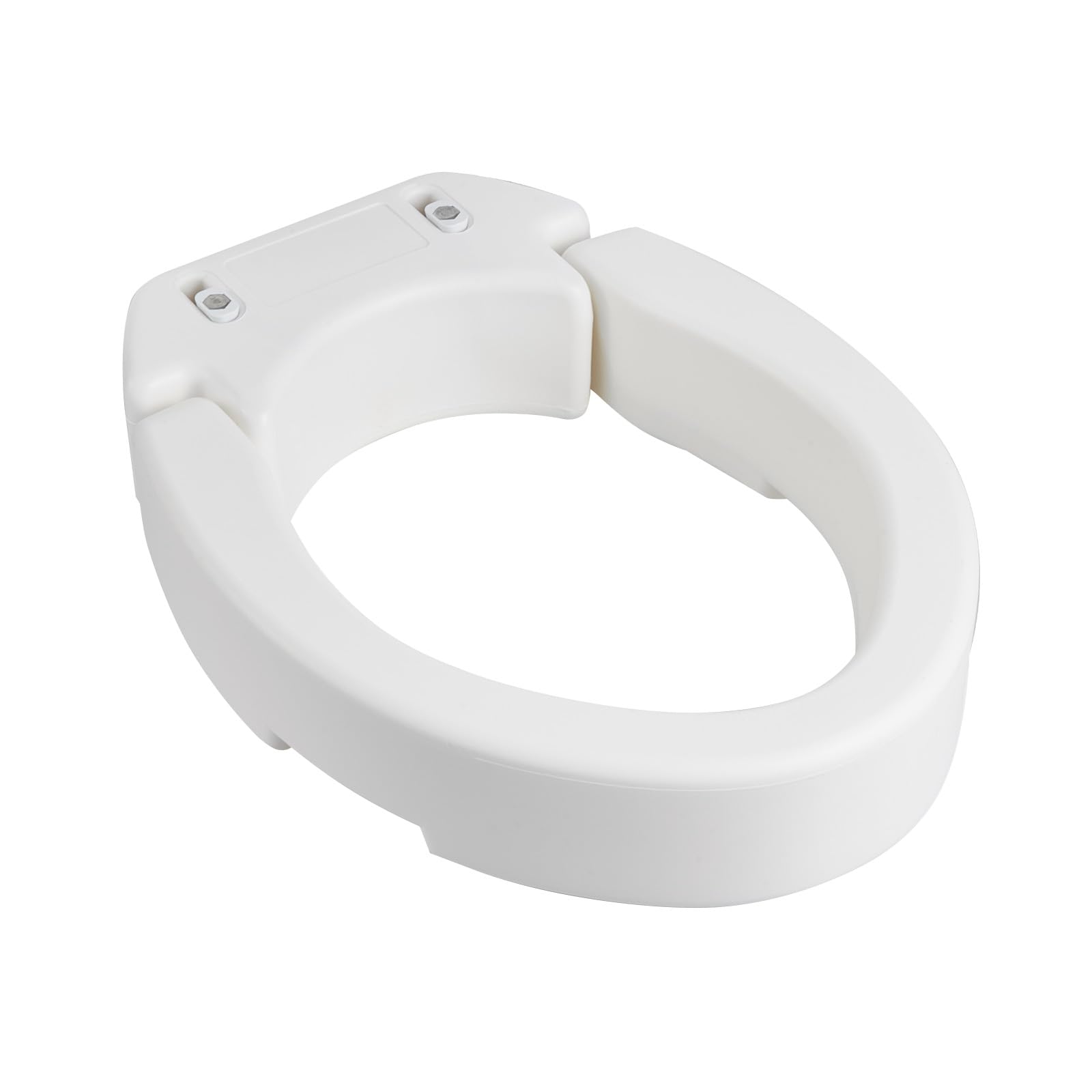 VEVOR Sedile WC Rialzato da Bagno Capacità di Carico 136 kg con Altezza di Sollevamento di 88,9 mm, Sedile WC Rialzato Universale con Apertura Allargata per Anziani, Tazze WC Allungate