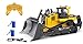 MODELTRONIC Bulldozer - Scavatore radiocomandato con controllo HUINA 1569, 8 CH 2,4 G, scala 1:16, scavatrice radiocomandata per veicoli costruzione/giocattolo con suono luci/regalo con batteria extra