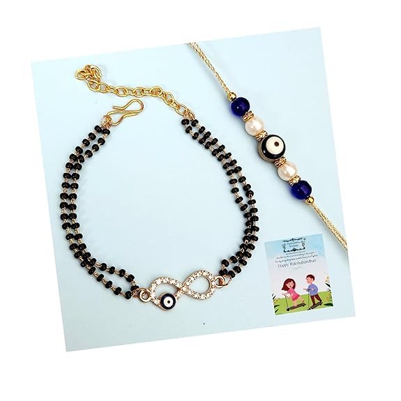ANISHOP rakhi evil eye rakhi |bhaiya bhabhi rakhi | rakhi for Brother and bhabhi combo | infinity rakhi set | rakhi for bhaiya bhabhi with roli chawal (B0DBGDDHWG) Amazon Price History, Amazon Price Tracker