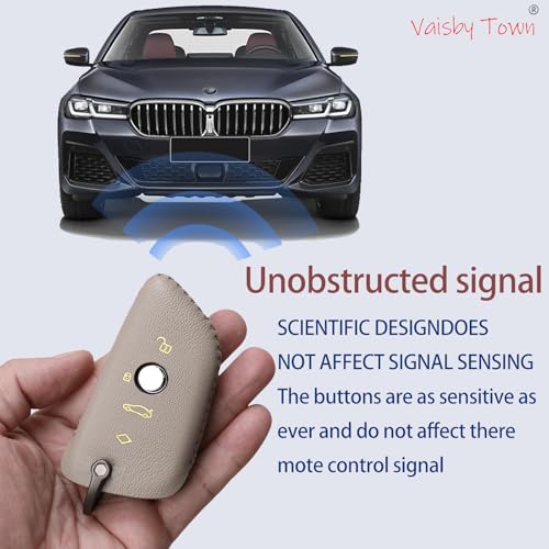 Image of Car Key Fob Cover Compatible with BMW 2 3 5 6 7 Series X1 X3 X4 X5 X6 X7 Z4