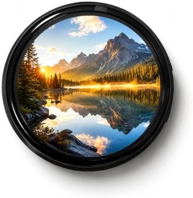 Electronic Badge E05 Magnetic Display Pin for Photos & GIFs, Black image 3