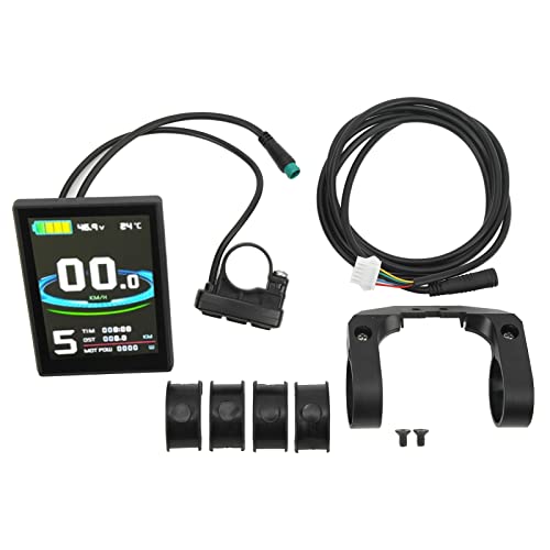 Electric Bike LCD Display Meter Intelligent Power Data Visualization Parameter Adjustment Five Wire Digital Communication for Cycling Enthusiasts