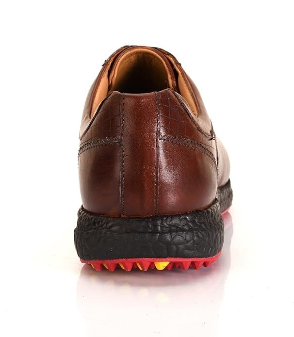 Image of Men's Proffessional Leather Golf Shoes | Lace-Up | Waterproof | Comfortable | Breathable