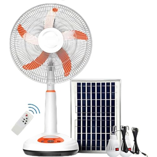 Drumstone (𝟏𝟓 𝐘𝐞𝐚𝐫𝐬 𝐖𝐚𝐫𝐫𝐚𝐧𝐭𝐲 High-Speed 12V Solar Standing Fan – Adjustable 9-Speed Outdoor Fan with Durable Design & Solar Panel for Efficient, Eco-Friendly Cooling Anytime