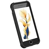 iPhone 6s Case, JETech® Fortress Series iPhone 6/6s Case 4.7 2-Piece Protection Against Drops, Bumps and Shock w/Built-in Screen Protector for Apple iPhone 6s and iPhone 6 (Black/Black)