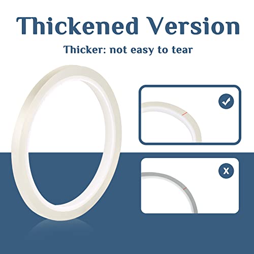 Kollase Floral Tape Clear 2 Rolls 1/4 Inch, Clear Waterproof Florist Tape, Floral Arrangement Supplies, Flower Tape For Creating Grid On Top Of Vase, Binding Fresh Flower Bouquets, Flower Crafts #TOP3