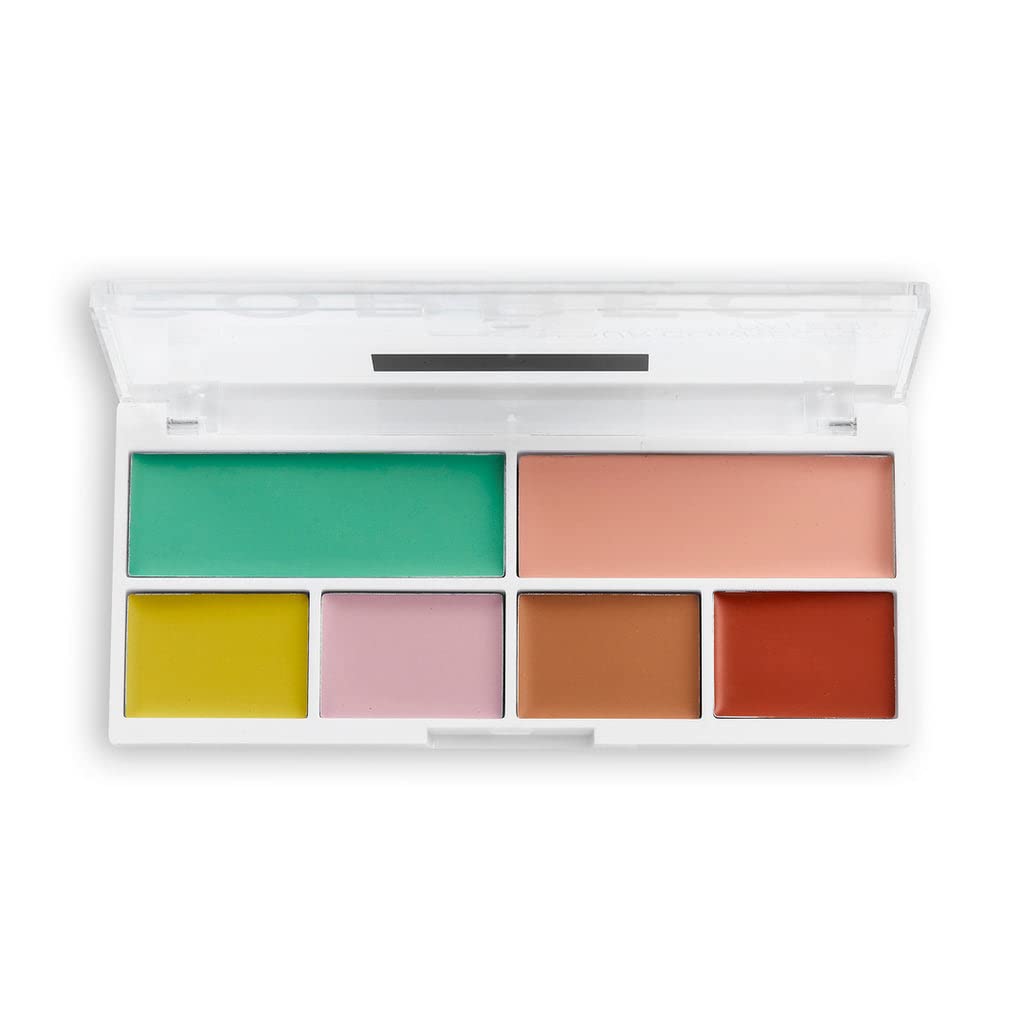 Revolution Relove Correct Me Palette Contour Palette Light, Define Your Features, Vegan Free Palette, Ultra Light Parben & Cruelty Free-11g