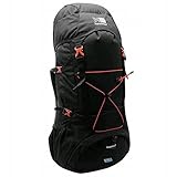 カリマー レオパルド バックパック Karrimor Leopard 65+5L (Black / Red) [並行輸入品]