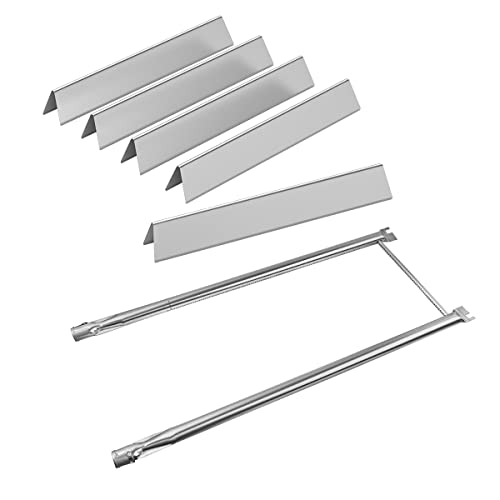 Image of SafBbcue 7534 Grill Replacement Parts Kits for Weber Genesis Silver A Spirit 200,Spirit 500 /520 /530 /500 LX Series Gas Grills with Side Mounted Control Panels, Flavorizer Bars & 7507 Burner Tubes