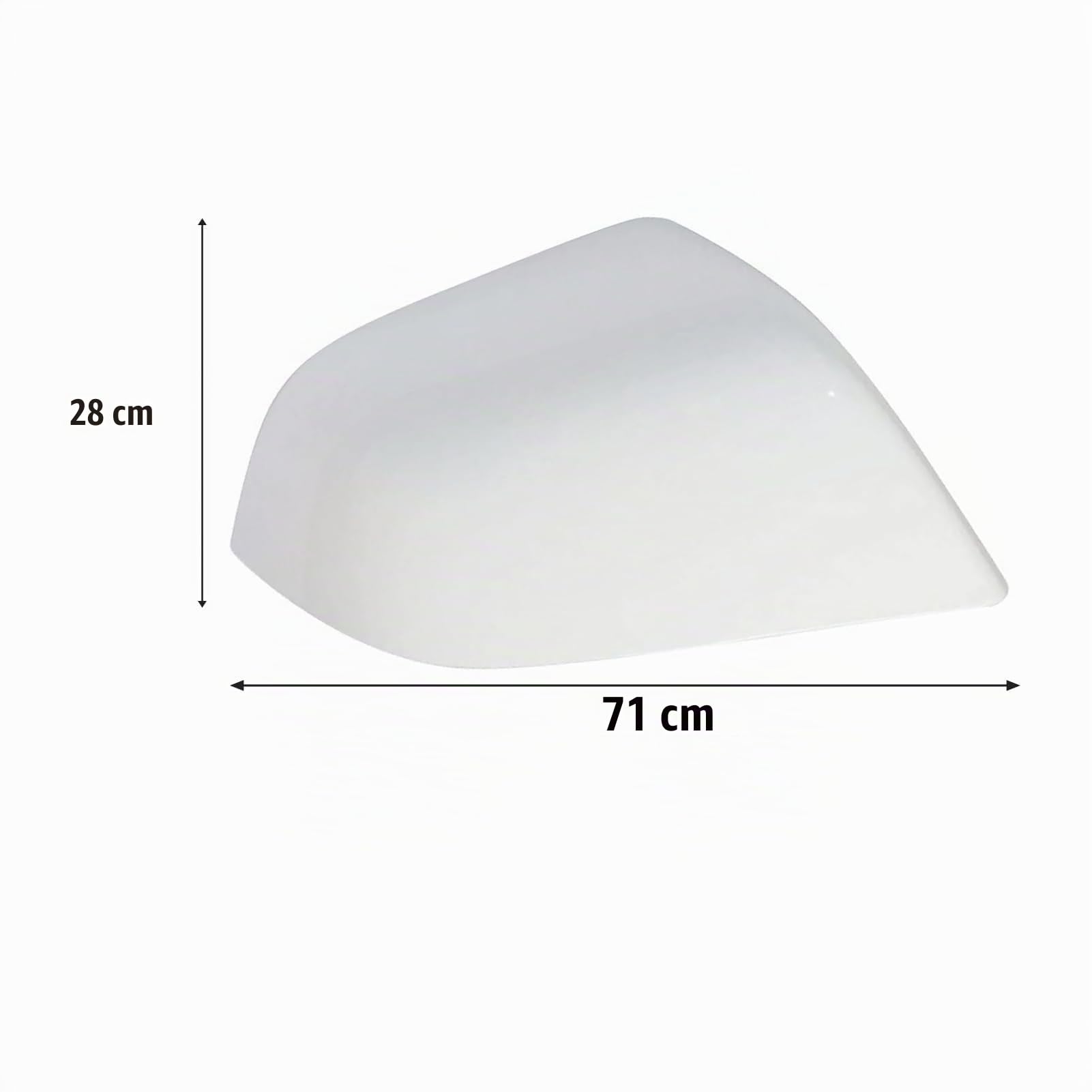 TTCR-II Retroviseur Couvercle Compatibles avec Tesla Model 3 2017-2023 | Coque de Rétroviseur Extérieur pour Model 3 2017 2018 2019 2020 2021 2022 2023 Boîtier Miroir Droite (Blanc Nacré)