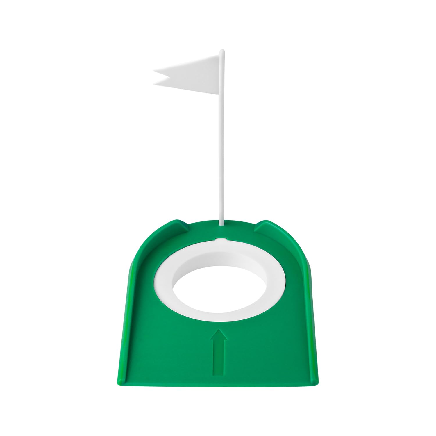 Hopzab Portable Golf Putting Mat, Indoor Outdoor Practice Green, Durable Plastic Accessory for Home Office Garden