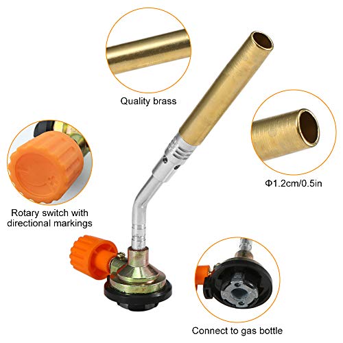 Flame Maker, Romacci Queimador de acampamento ao ar livre Tocha de gás butano Cozinha Soprar Isqueir