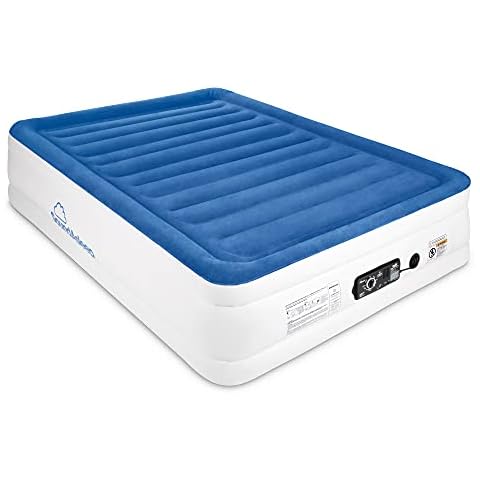 SoundAsleep Products SoundAsleep CloudNine Series Air Mattress with Dual Smart Pump Technology Queen Size Cover