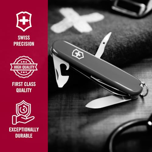 Image of Victorinox Swiss Army Knife - Spartan - 12 Functions, Multitool - Black, 91 mm (1360330)