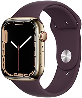 Apple Watch Series 7 (GPS + Cellular, 45mm) Smart watch - Green Aluminium Case with Clover Sport Band - Regular. Fitness Tracker, Blood Oxygen & ECG Apps, Always-On Retina Display, Water Resistant