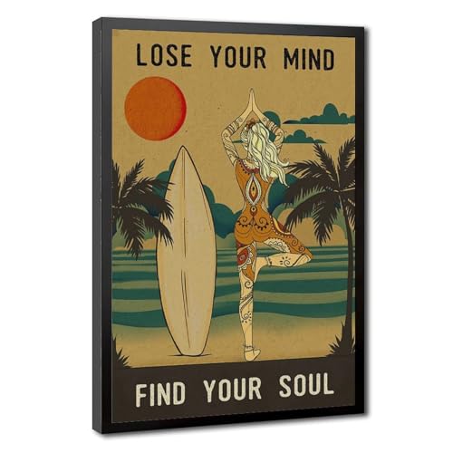 Toile Lose Your Mind contre les murs vides | Déco salon et chambre