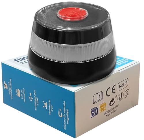 Genérico Baliza V16 Homologada Dgt 3.0 Con Geolocalización Iot Luz Emergencia Coche Led 360 1km Resistente Agua Conectividad Incluida Hasta 2038 Genérico Baliza V16 Homologada Dgt 3.0 Con Geolocalización Iot Luz Emergencia Coche Led 360 1km Resistente Agua Conectividad Incluida Hasta 2038