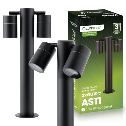 Lumiled Pollerleuchte Außenstehleuchte 45 cm IP44 spritzwasserdicht...