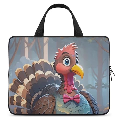 Housse ordinateur 15 pouces motif Turquie contre les rayures de sac
