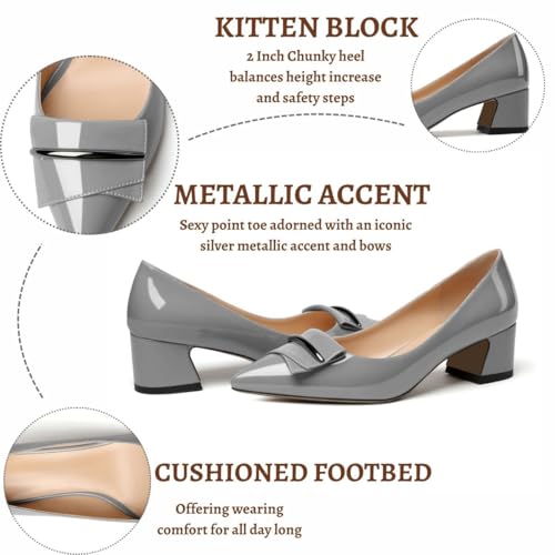 Image of YODEKS Slingback Kitten Heels for Women