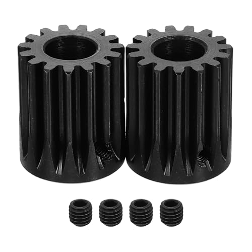 Engrenage droit 1.5 Mod 15T alésage 12mm en acier noirci pour transmission