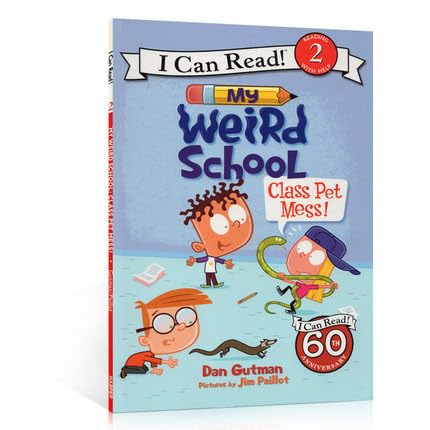 My Weird School Class Pet Mess! I Can Read English Novel Book for Children