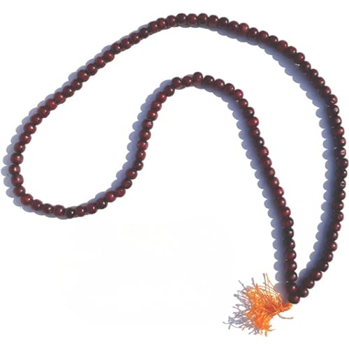 Rosewood Beads Japa Mala 108 +1 Rosary Beads Hindu Yoga Meditation Japa Mala Show as Image