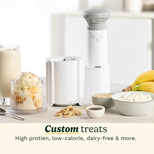 Image of Cuisinart Ice Cream Maker - Cuisinart FastFreeze 250th Celebration Edition Ice Cream Maker, 5-in-1 Ice Cream, Milkshakes, Slushies, Sorbets and Mix-Ins, Freeze Wand, Two 0.5-Pint Mixing Cups with Lids