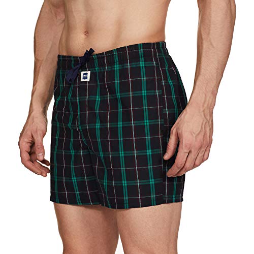 Image of Amazon Brand - Inkast Denim Co. Men's Cotton Regular Printed Boxer Shorts (Pack of 3) (IKSTBOX-01-PO3 Multicolor-15 S)