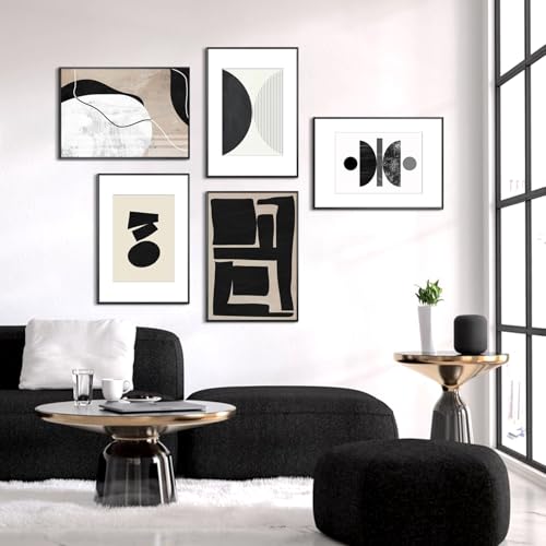 Image of Homso A2 Frame in Black Set of 3, Metal Thin Board Poster Picture Frame with Acrylic Plexiglass for Pictures A2 with Mat or 11.7x16.5 without Mat for Horizontal and Vertical