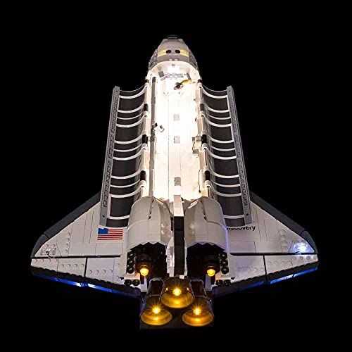 Light My Bricks - Blitzbausatz Entwickelt für Lego NASA Space Shuttle Discovery (Modellnummer 10283) Mehrfarbig – Bild 6