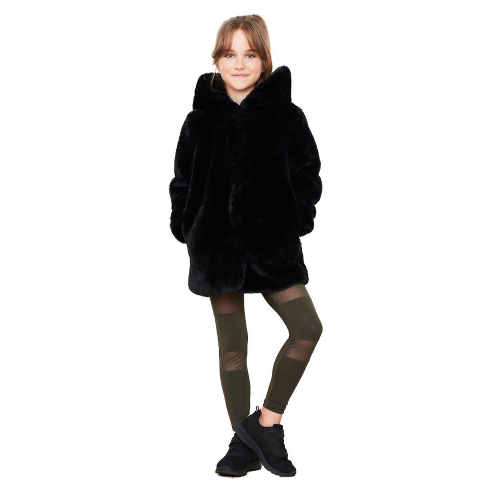 Urban Classics Damen Girls Hooded Teddy Coat