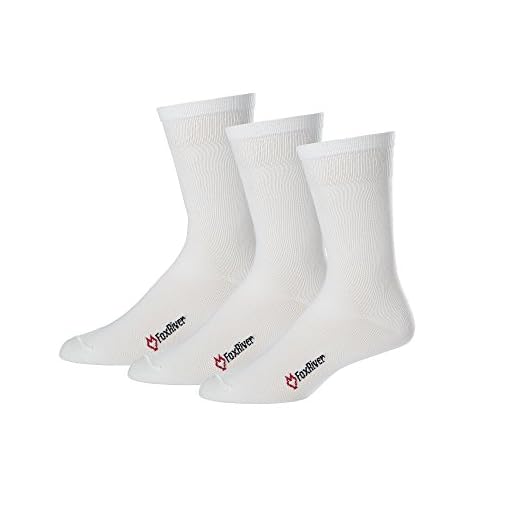 Fox River Wick Dry CoolMax Liner Sock, White, M (3 Pairs)