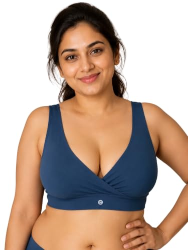 Image of ZELENA Maternity Padded Bra | Removable Cups, Broad Waistband | Soft Stretchable Modal Fabric | Easy Pull Nursing Bra for Pregnancy and Breastfeeding
