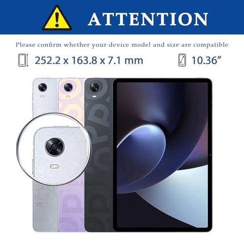 Étui en cuir Oppo Pad 11.0 2022 anti-chute protégeant l'écran et la coque en silicone TPU bleu