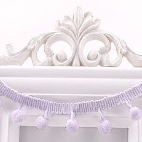 4 Yards Pom Pom Trim Ball 0.39In Mini Pearl Fringe Ribbon Sewing Lace Knitted Fabric Handmade Diy Craft Accessories #TOP7