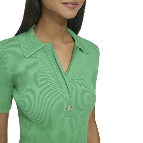Image of Karl Lagerfeld Womens Collar Polo Sweater