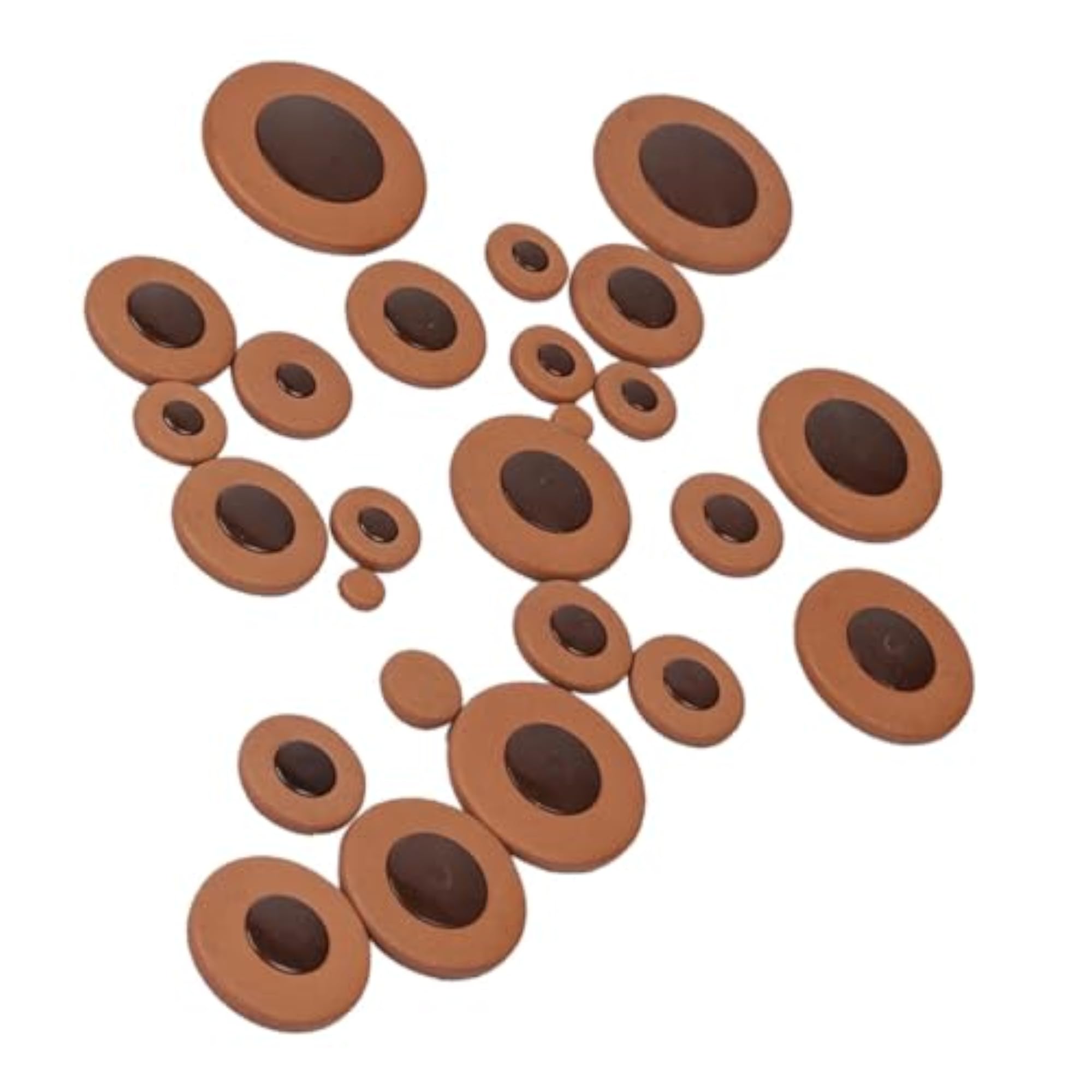 25 Pcs Saxophone Leather Pads Cushion for Alto Accessory