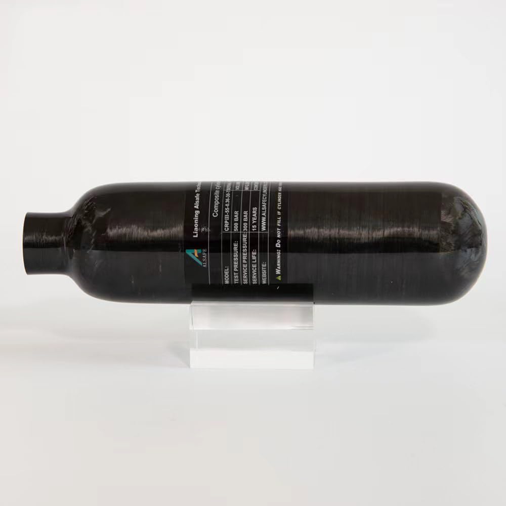 ALSAF 30MPA 360CC 0.36L Carbon Fiber Cylinder Diving Tank Thread M18