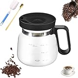 Cupa Joe Coffee Pot Mug, Coffee Mug That Looks like a Coffee Pot, 16 Oz Glass Coffee Mug, Coffee Pots Style, Mini Coffee Pots Mug-Comfortable Grip Handle for Hot Cold Drinks Home Office Kitchen (1pcs)