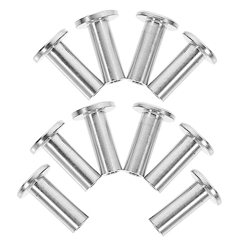 Mipcase Deck Cable Protective Sleeve 10pcs Wire Rope Connector for Cable Railing