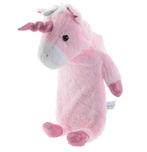 Wärmflasche mit Körnerkissen für Microwelle Bezug Einhorn Unicorn Wärmeflasche Kuschel Einhorn