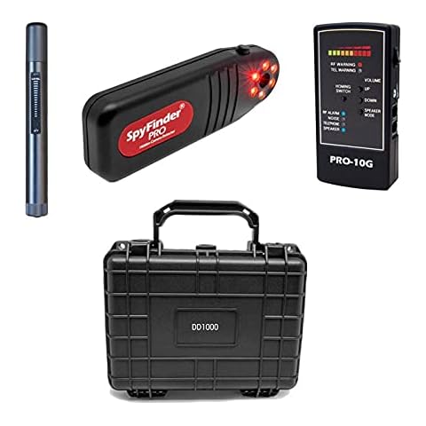 Discover It - Anti-Spy Counter Surveillance RF Detection and Lens Finder Kit - Detect Hidden Cameras, GPS, RF Frequencies from 10MHz to 13GHz Plus Cellphone GSM-CDMA and WCDMA Signals Cover